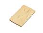 USB 2.0 Флешка "Визитка" на 16 Гб в виде деревянной карточки с выдвижным механизмом