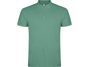 Рубашка поло "Star" мужская, темный ментол