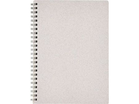 Блокнот Bianco формата A5 на гребне, белый