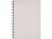 Блокнот Bianco формата A5 на гребне, белый