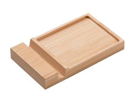 Подставка для ручек и телефона "Fika", натуральный/серый