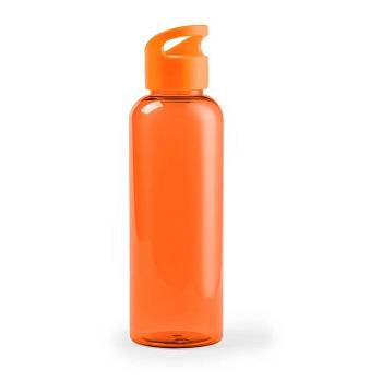 Бутылка для воды LIQUID, 500 мл, 22х6,5см, оранжевый, пластик rPET Бутылка для воды LIQUID, 500 мл, 22х6,5см, оранжевый, пластик rPET