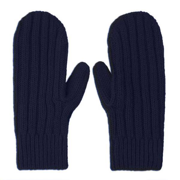 Варежки вязаные НАСВЯЗИ©, бежевый меланж, 30% шерсть