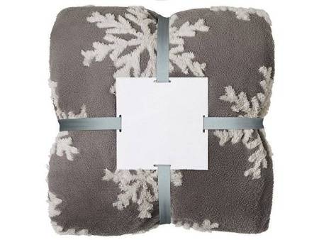 Плед Snowflake новогодний