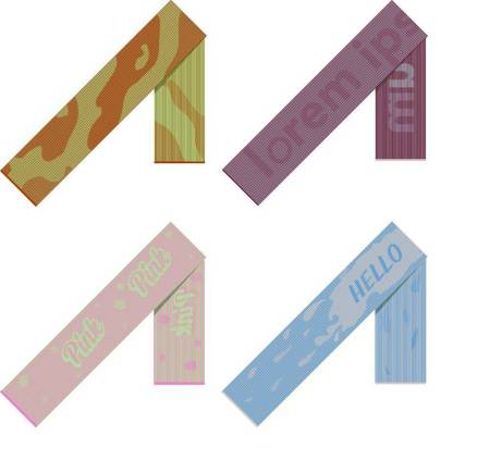 Шарф Fung XXL на заказ, акрил