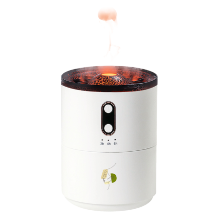 Светодиодный USB увлажнитель Volcano, белый  