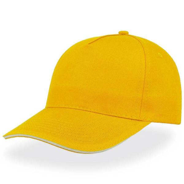 Бейсболка "START FIVE SANDWICH", 5 клиньев, застежка на липучке,беж/т.синий, 100% хлопок