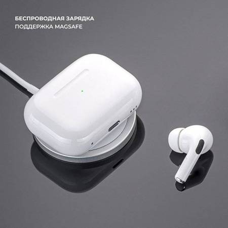 Беспроводные наушники с микрофоном Air Pro 2 ANC, TWS, BT 5.3, 300 мАч, ANC, QI, белый, Deppa