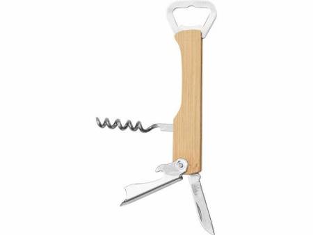 Сумка-холодильник Fabrizio со штопором, серый/черный