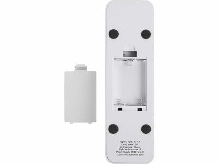 Складывающаяся настольная LED лампа "Stack N", 3 Вт, белый