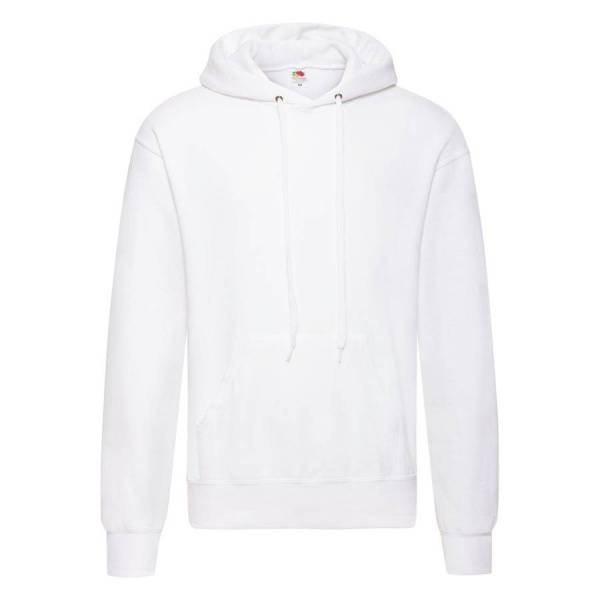 Толстовка "Hooded Sweat", белый_S, 80% х/б, 20% п/э