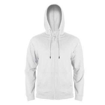 Толстовка мужская EVEREST, белый, S, 50 % хлопок, 50% полиэстер, 260 г/м2 Толстовка мужская EVEREST, белый, S, 50 % хлопок, 50% полиэстер, 260 г/м2