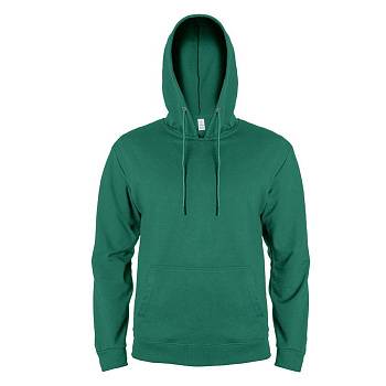 Толстовка мужская с капюшоном SELEN, тёмно-зелёный, 4XL, 50 % хлопок, 50% полиэстер, 260 г/м2
