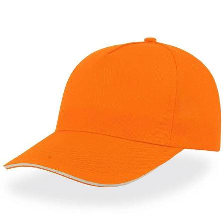 Бейсболка "START FIVE SANDWICH", 5 клиньев, застежка на липучке,беж/т.синий, 100% хлопок