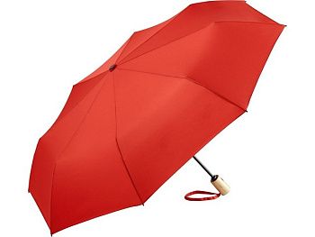Зонт складной 5429 ÖkoBrella из бамбука, полуавтомат, красный Зонт складной 5429 ÖkoBrella из бамбука, полуавтомат, красный