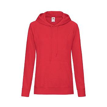 Толстовка женская "LIGHTWEIGHT", красный_XS, 80% хлопок, 20% полиэстер, 240 г/м2 Толстовка женская "LIGHTWEIGHT", красный_XS, 80% хлопок, 20% полиэстер, 240 г/м2