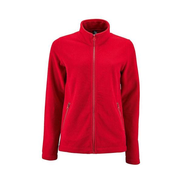 Толстовка на молнии "Norman Women", красный_S, 100% п/э