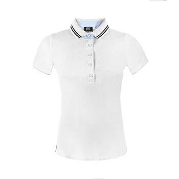 Рубашка поло женская RODI LADY, белый, S, 100% хлопок, 180 г/м2 Рубашка поло женская RODI LADY, белый, S, 100% хлопок, 180 г/м2