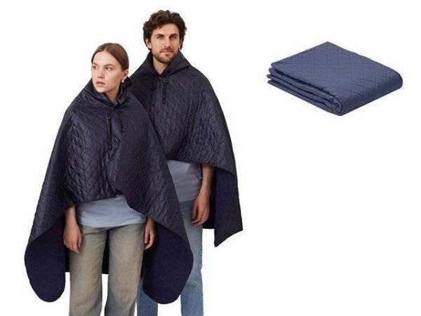 Плед-пончо 2-в-1 «Cappy» с капюшоном и мешком