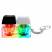 Брелок KeyDuo с LED подсветкой, чёрно-белый