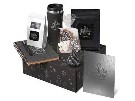 Подарочный набор «Re:Charge» с термокружкой, кофе и блокнотом