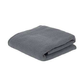 Плед PLAIN, серый, 100х140 см, флис 150 гр/м2