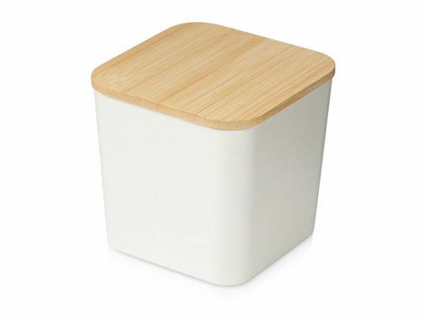 Квадратная емкость из натуральных волокон для хранения «Flake»