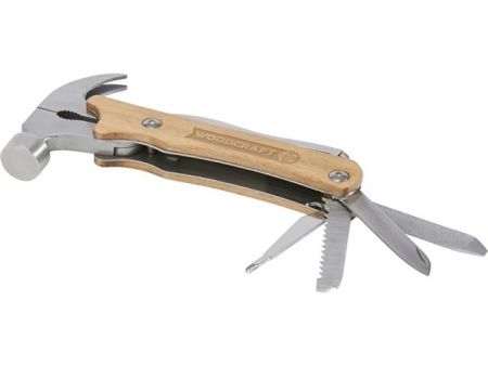 Bear многофункциональный инструмент с молотком с 10 функциями, дерево