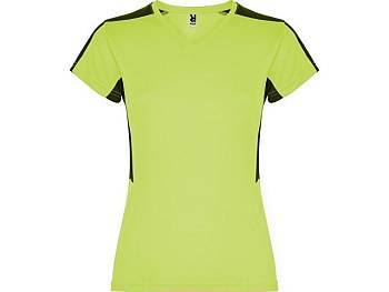 Футболка "Suzuka" женская, лаймовый пунш/черный