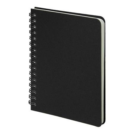 Блокнот на двойной пружине HELIX MINI, 105 х 150  мм, черный
