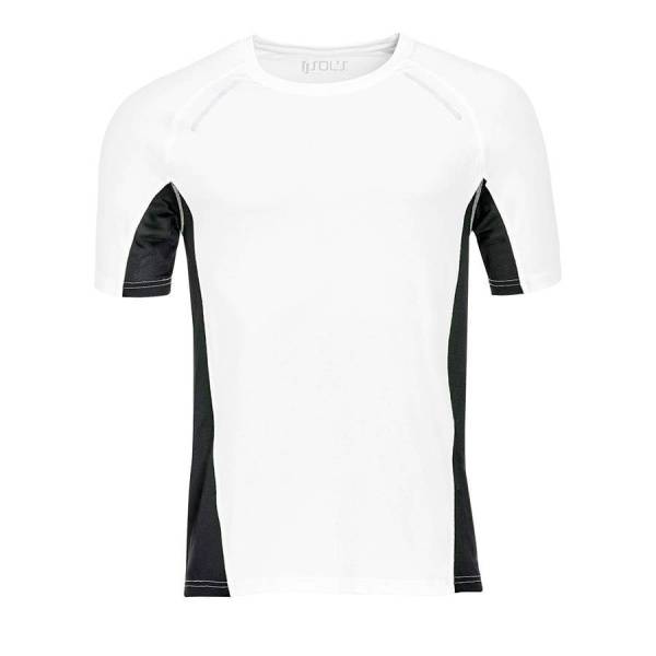 Футболка для бега "Sydney men", белый_S, 92% полиэстер, 8% эластан