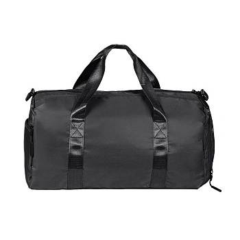 Сумка спортивная "Gym"  без плечевого ремня, чёрная, 45х21х20 см, полиэстер