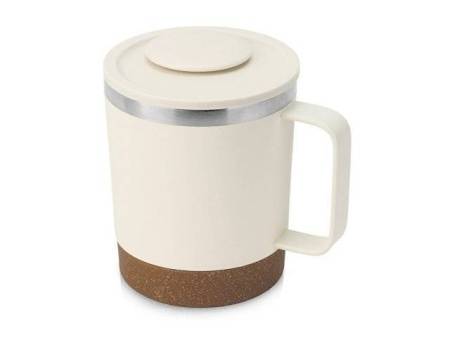 Стальная кружка с двойными стенками "Swipe", белый0,00