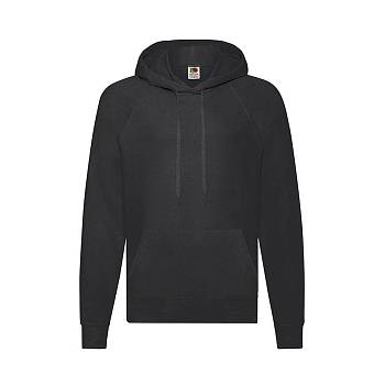 Толстовка мужская "LIGHTWEIGHT", черный_XL, 80% хлопок, 20% полиэстер, 240 г/м2 Толстовка мужская "LIGHTWEIGHT", черный_XL, 80% хлопок, 20% полиэстер, 240 г/м2