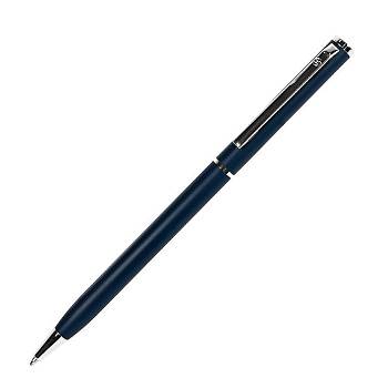 SLIM, ручка шариковая, синий матовый/хром, металл SLIM, ручка шариковая, синий матовый/хром, металл