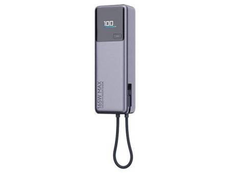 Внешний аккумулятор со встроенным кабелем Xiaomi 165W Power Bank 10000mAh (Integrated Cable) GL