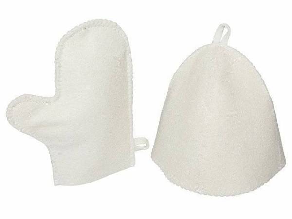 Банный набор из шапки и рукавицы «Renew»