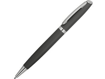 Ручка металлическая шариковая «Flow» soft-touch, серый/серебристый Ручка металлическая шариковая «Flow» soft-touch, серый/серебристый