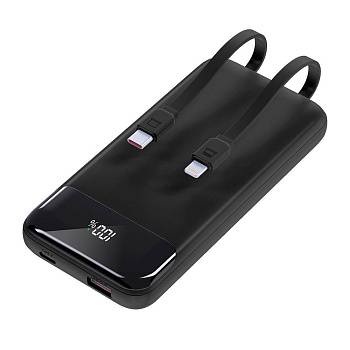 Внешний аккумулятор Nero с быстрой зарядкой (до 22,5W), 10000 mAh, чёрный
