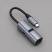 USB-хаб 3 в 1 USB-C - USB-A3.0 + USB-C PD100Вт + HDMI, серый, Deppa