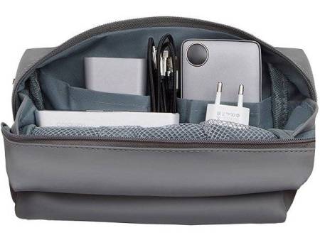 Органайзер для электроники и проводов из искусственной кожи "Sofit", серый