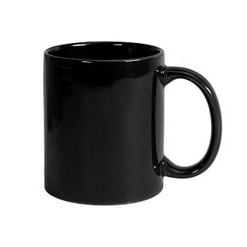 Кружка "DECOL" для деколи, 330 мл, d=82 мм, премиум, черная Кружка "DECOL" для деколи, 330 мл, d=82 мм, премиум, черная