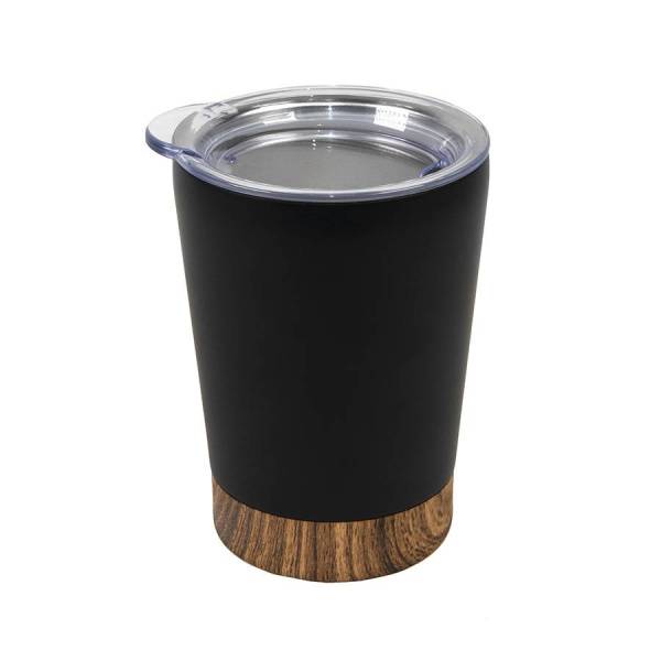 Термокружка CARBON, сталь, черный