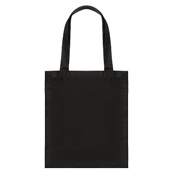 Сумка для покупок Erba NEO, 100% хлопок, 260 г/м2, 35*40 cм, ручки 60*3 см, черная