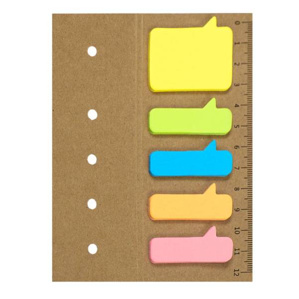 Набор закладок с клеевым краем STICKY, 5 цв по 25шт, бежевый