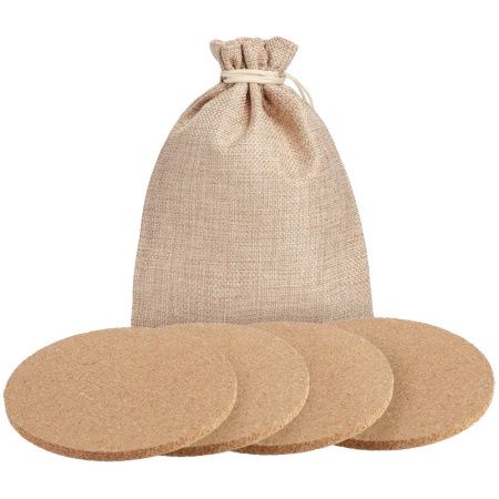 Набор из 4 костеров Suberic, квадрат