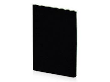 Бизнес-тетрадь А5 "Pragmatic Contrast", 40 листов в клетку, черный с салатовым срезом