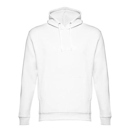 Толстовка мужская с капюшоном PHOENIX, белый, XS, 50% хлопок, 50 полиэстер