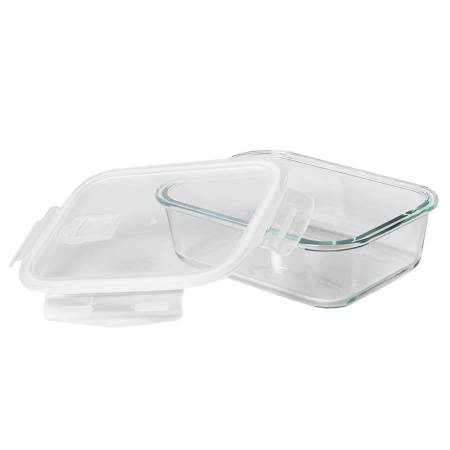 Ланч-бокс TUBER, 20,2х6,7х15,2см, 1 л, боросиликатное стекло, пластик