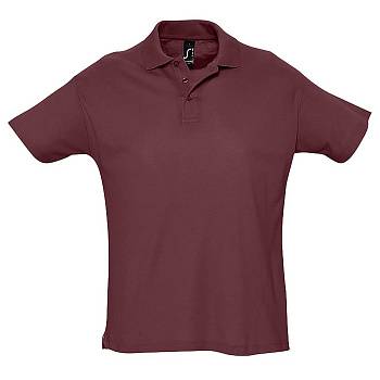 Рубашка поло мужская SUMMER II, бордовый, XS, 100% хлопок, 170 г/м2 Рубашка поло мужская SUMMER II, бордовый, XS, 100% хлопок, 170 г/м2